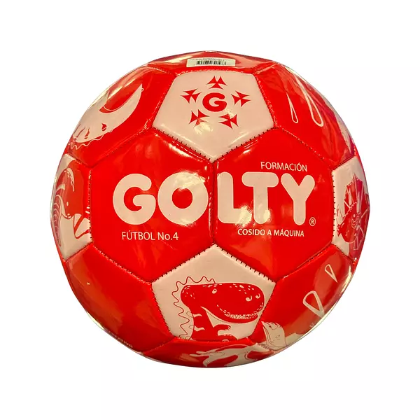 Balón Golty Infantil Rojo Nº4