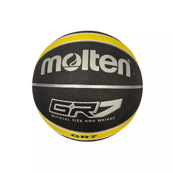 Balón Baloncesto Molten Negro-Amarillo