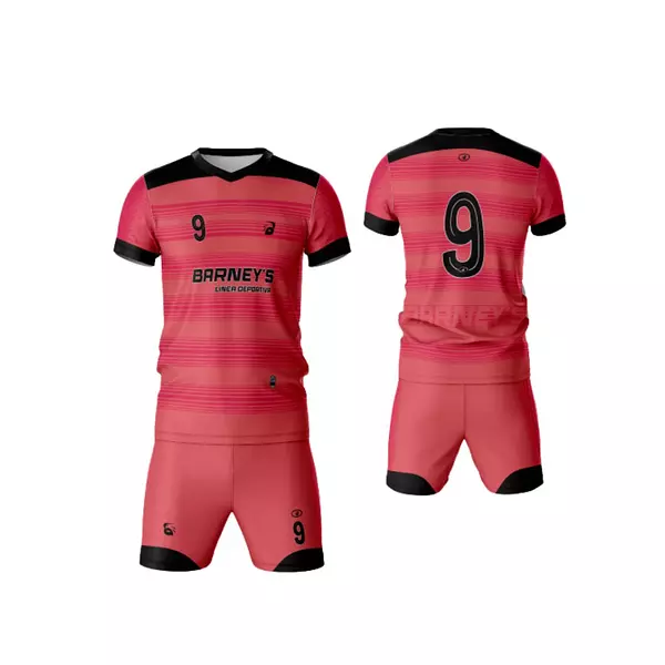 Uniforme Deportivo Rosado Con Negro